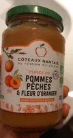 Pommes péchés fleur oranger
