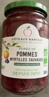 PUREE DE POMMES MYRTILLES SAUVAGES