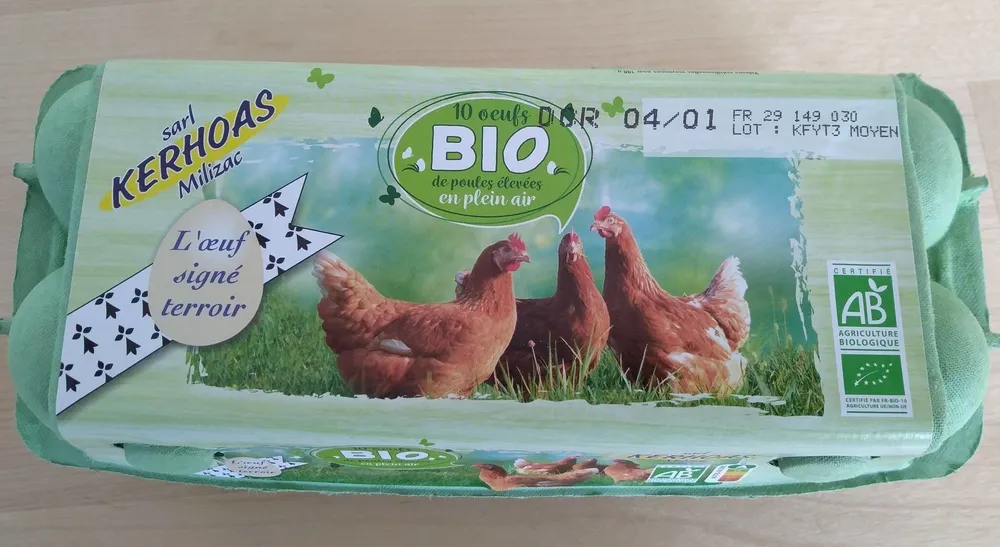 Oeufs Bio Kerhoas