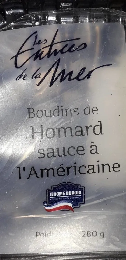 Boudins de homard sauce à l'américaine