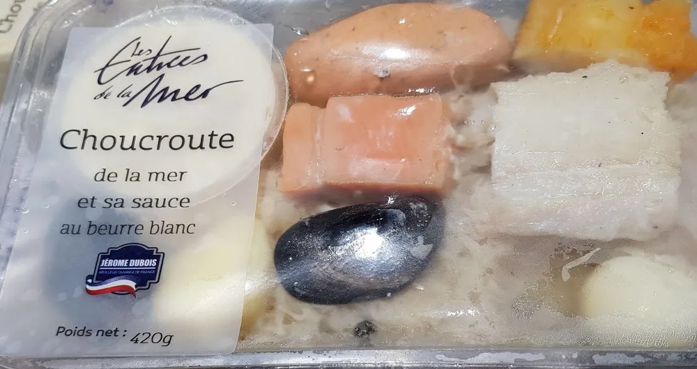 Chouchoute de la mer et sa sauce au beurre blanc