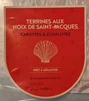 Terrines aux noix de Saint-Jacques carottes & échalotes