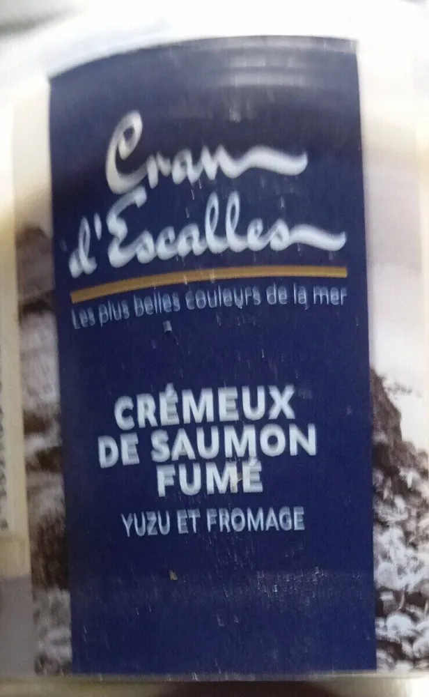 Crémeux de saumon fumé yuzu et fromage