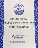 Mini-terrines algues bio et courgettes végétariennes