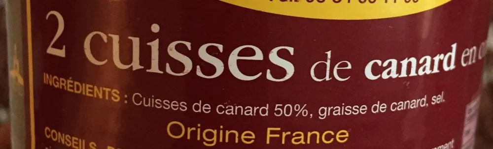 Confit de canard 2 cuisses
