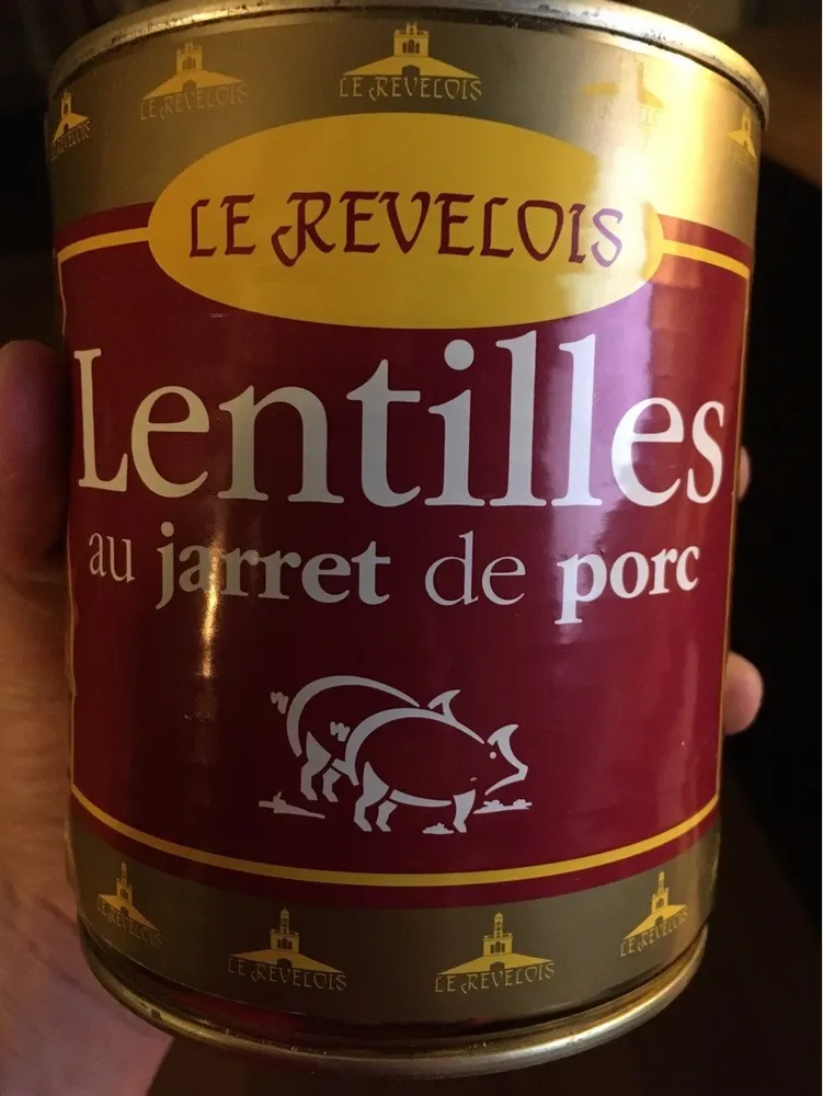 Lentilles au jarret de porc