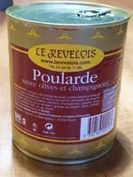 Poularde sauce olives et champignons