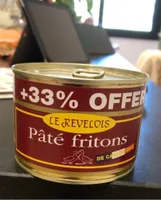 Pate fritons de canard gras