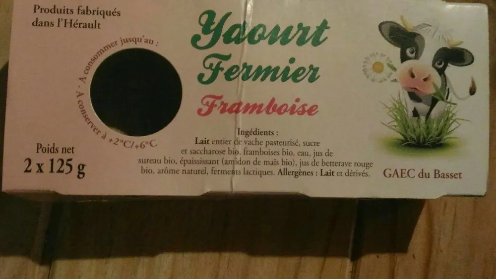Yaourt fermier