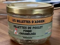 Rillettes de poulet pomme caramelisée