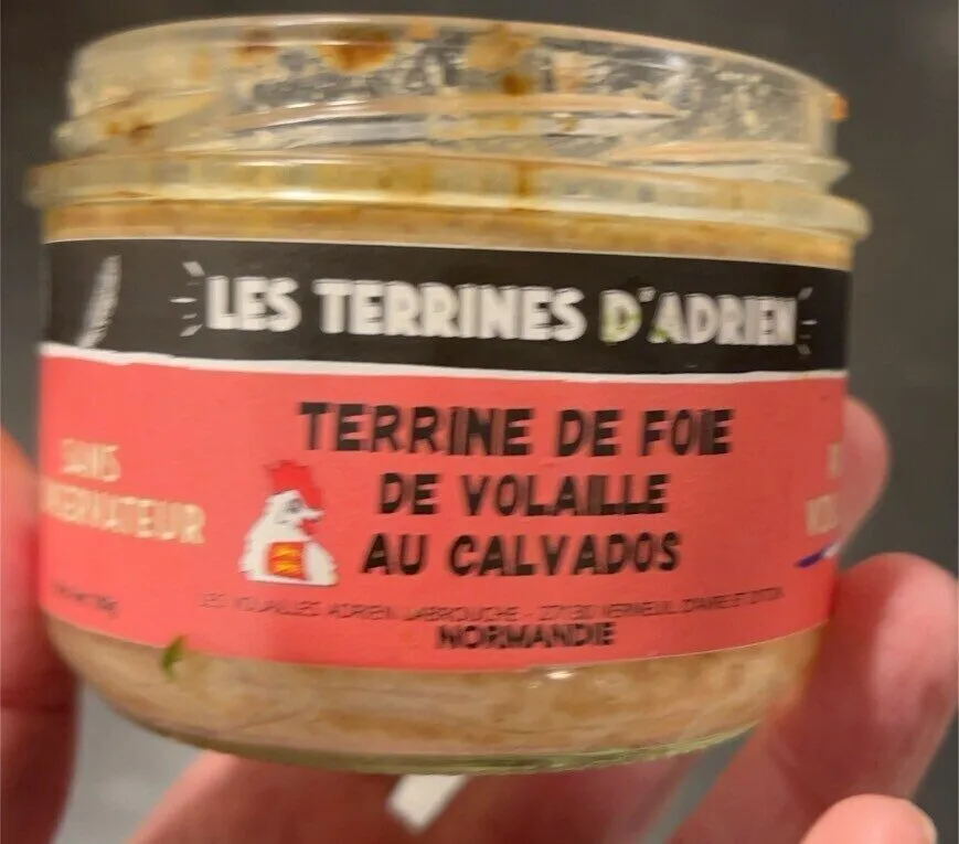 Terrine de foie de volaille au calvados