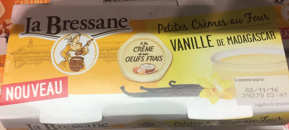 Petites Crèmes au Four Vanille de Madagascar