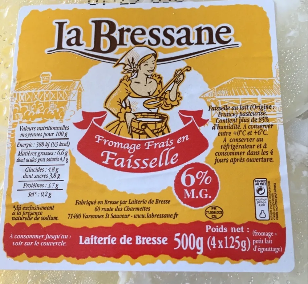 Faisselle 6% MG