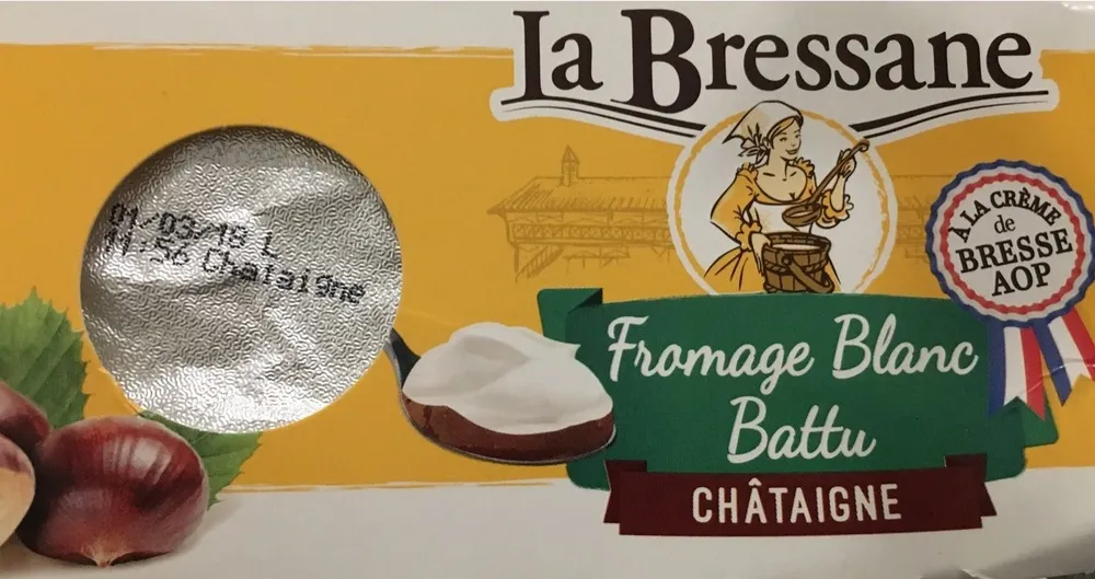Fromage blanc battu châtaigne