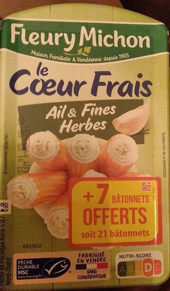 Le cœur frais Ail & Fines heres