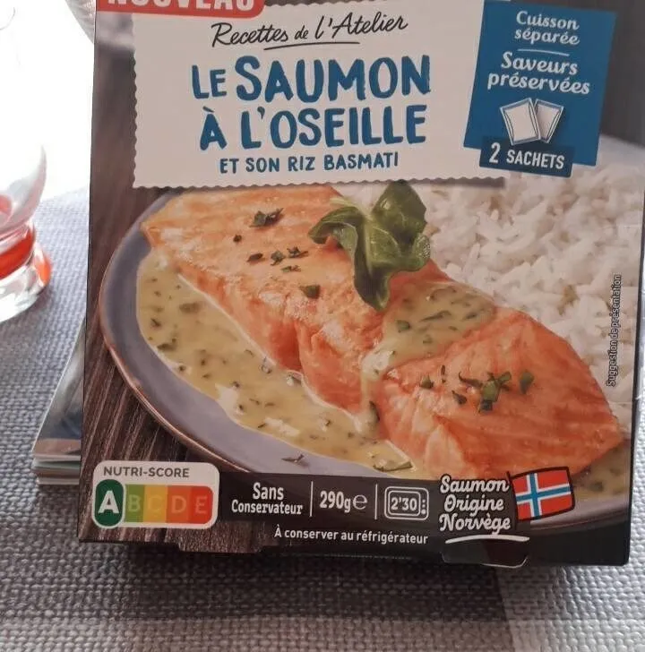 Le Saumon à l'oseille et son riz basmati