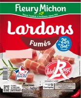 Lardons Fumés -25% de Sel* - Label Rouge