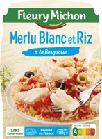 Merlu Blanc et Riz à la Basquaise