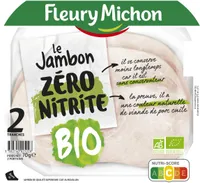 Jambon Supérieur sans couenne Bio - 2 tranches