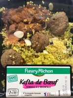 Kefta de boeuf, semoule à l'orientale
