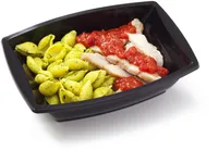 COFFRET POULET CONCHIGLIE BASILIC CONCASSEE DE TOMATES 250G + COMPOTE POMME POIRE 90G