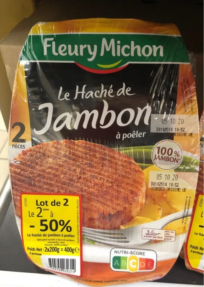 Haché de jambon