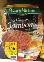Haché de jambon