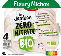 Le Jambon Zéro Nitrite BIO 4 tranches