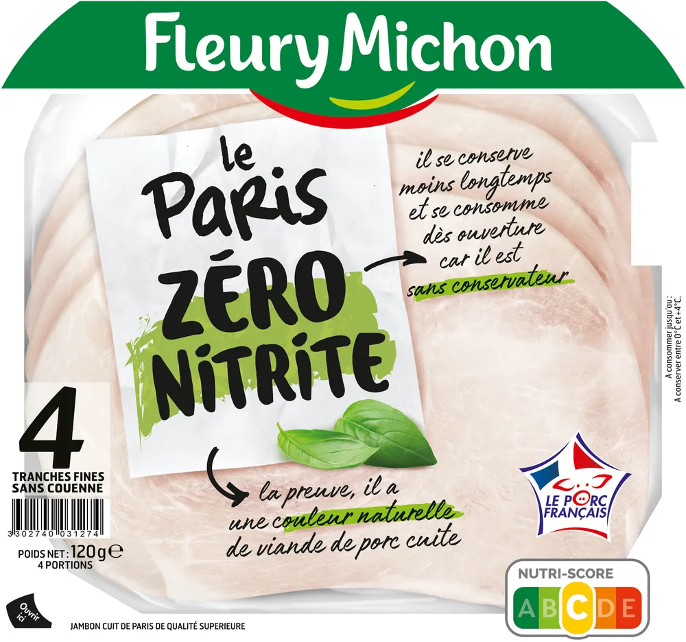 Le Paris Zéro Nitrite 4 tranches