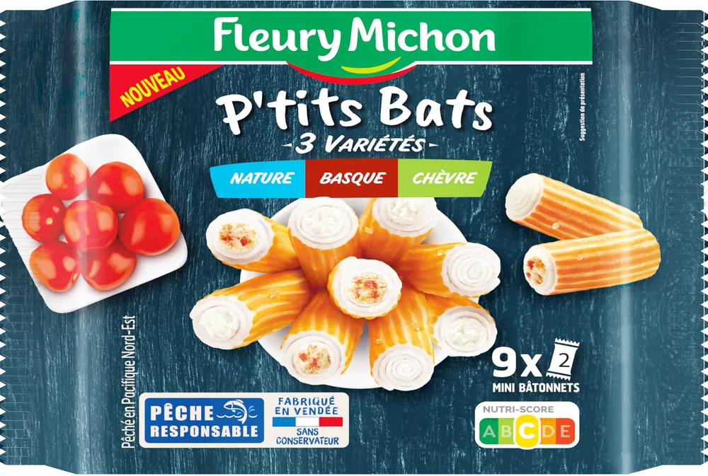 P'tits Bats - 3 variétés - BASQUE / NATURE / CHEVRE