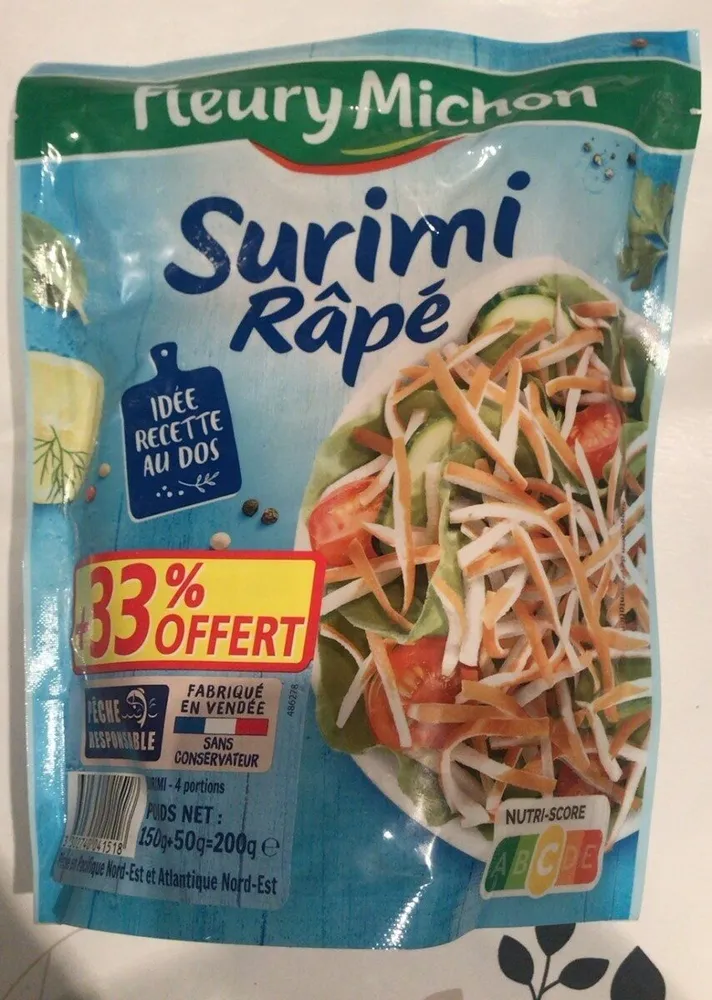 Surimi râpé