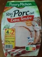 Rôti de porc  cuit extra tendre