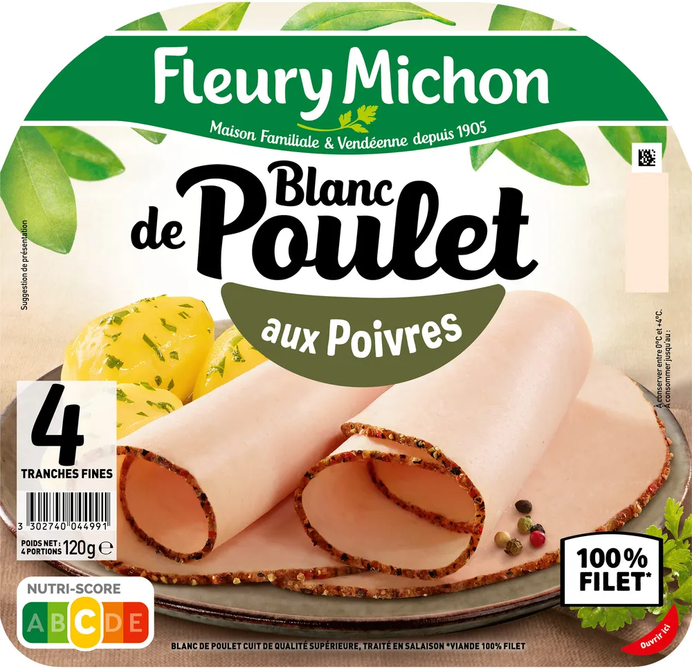 Blanc de Poulet aux Poivres