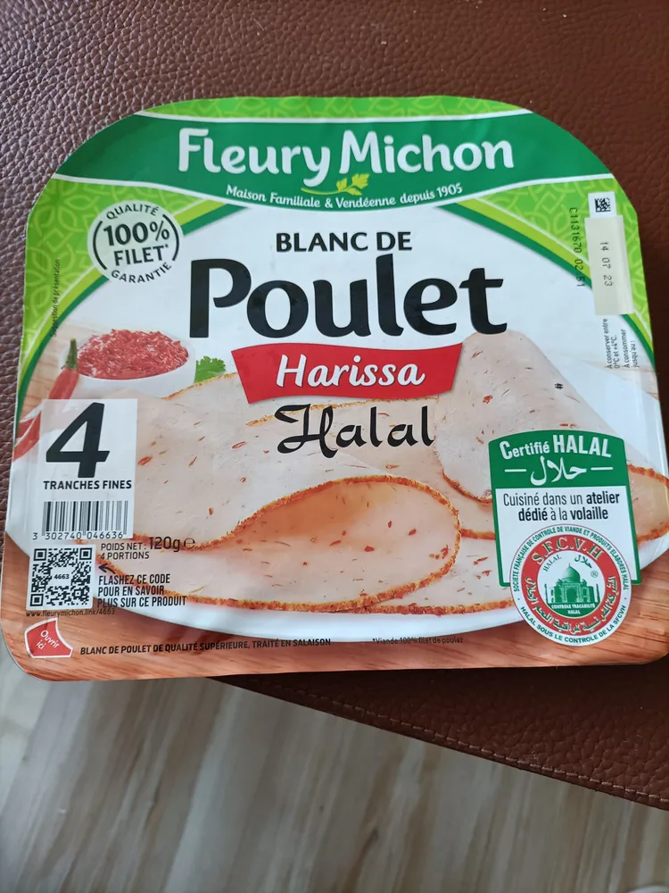 Blanc de Poulet - Harissa - Halal