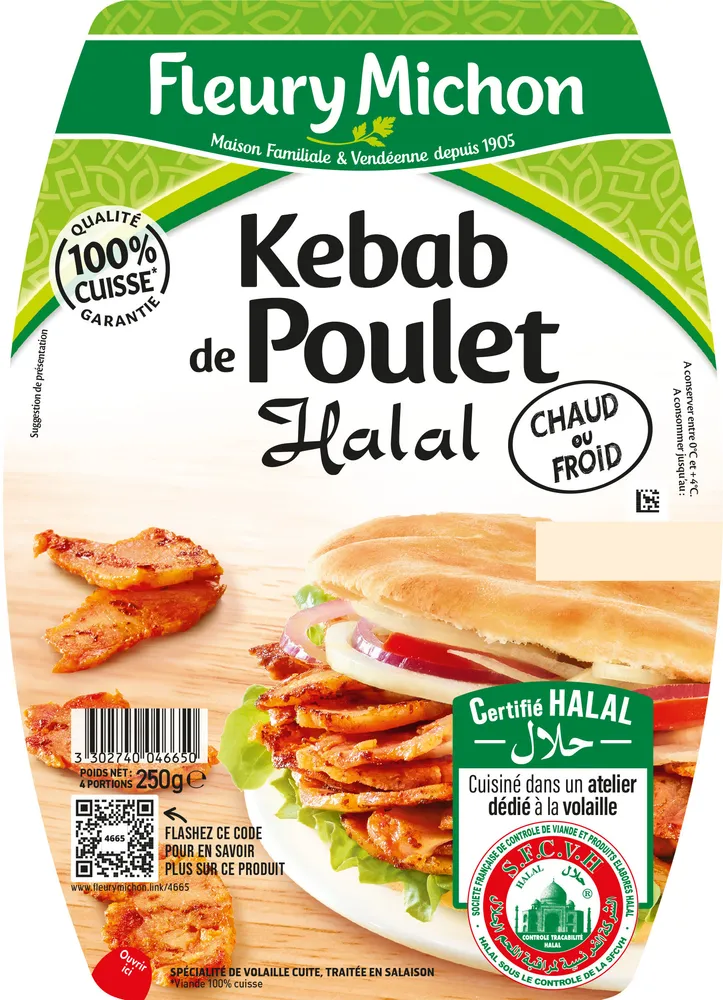 Kebab de Poulet - Halal