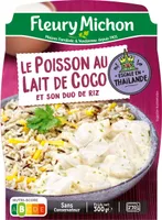 Le Poisson au lait de coco et son duo de riz