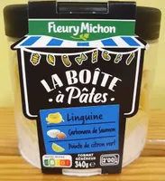 Linguine carbonara de saumon