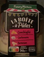Conchiglie carbonara parmesan