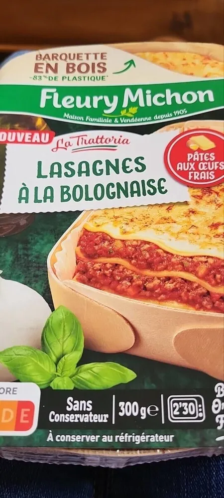 Lasagnes à la bolognaise