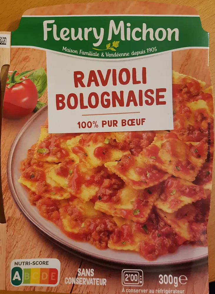 Ravioli bolognaise