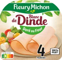 Blanc de dinde doré au four