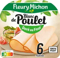 Blanc de poulet doré au four