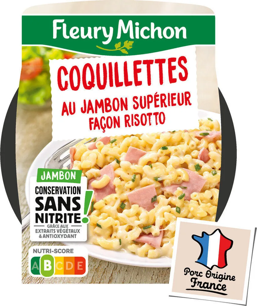 Coquillettes au Jambon Supérieur façon Risotto