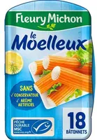 Le moelleux Bâtonnets de surimi saveur crabe x 18