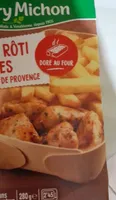 Poulet rôti frite