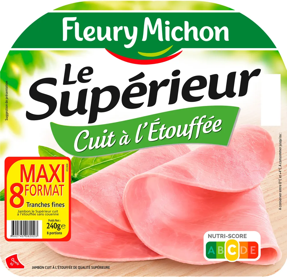 Le supérieur cuit à l'étouffée - tranches fines - 8tr