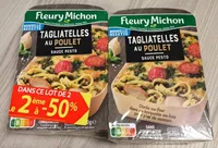 Tagliatelles au poulet sauce pesto