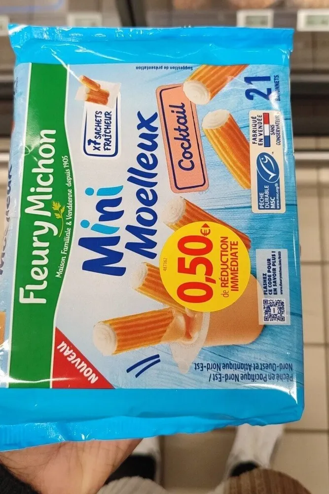 Mini bâtonnet de surimi