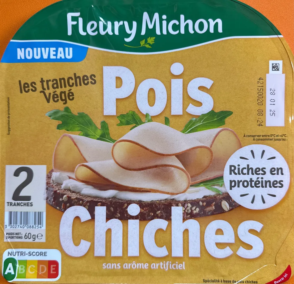 Les tranches végé Pois Chiches