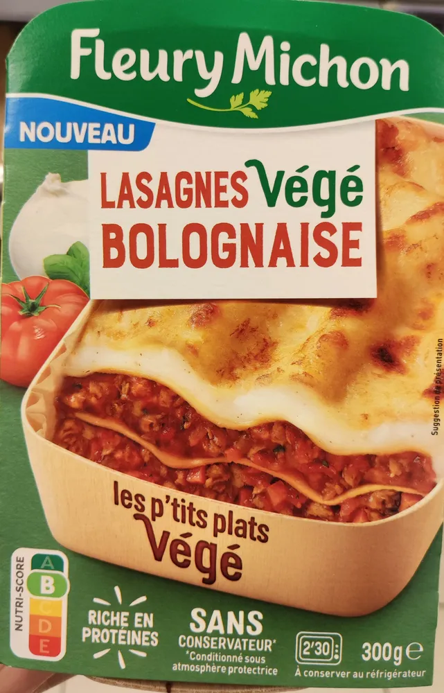 Lasagnes végé bolognaise